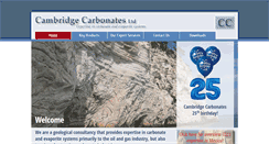 Desktop Screenshot of cambridgecarbonates.com